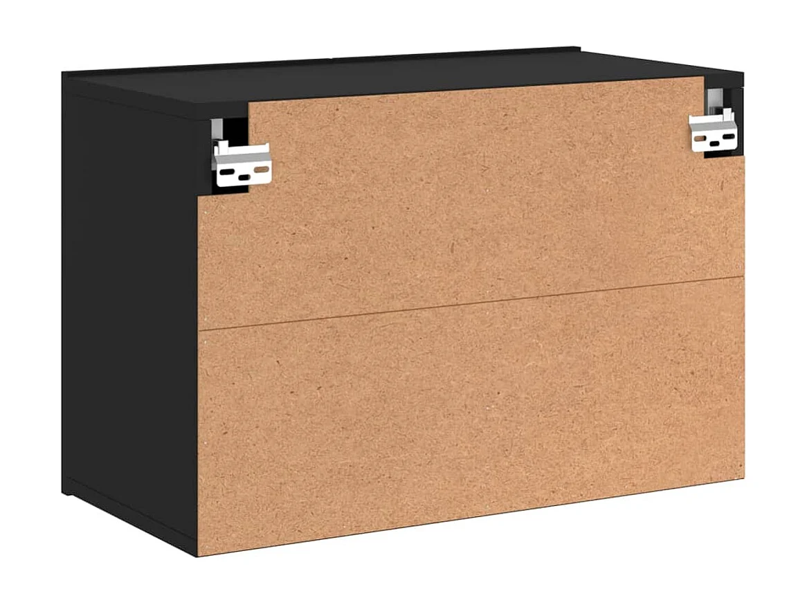 Mobile TV a Parete Nero 60x30x41 cm