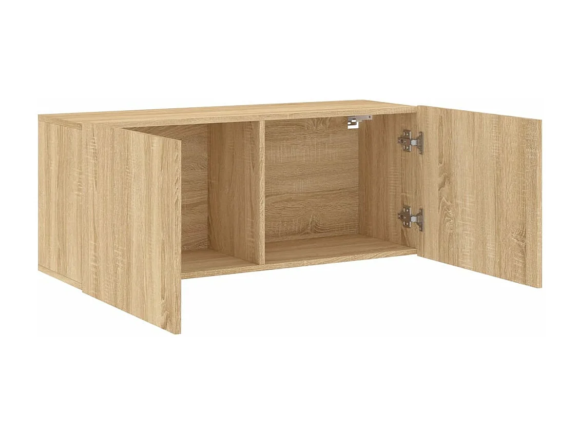 Mobile TV a Parete Rovere Sonoma 100x30x41 cm