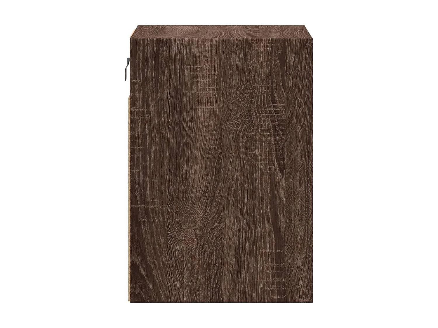 Meuble TV mural avec lumières LED chêne marron 41x31x45 cm