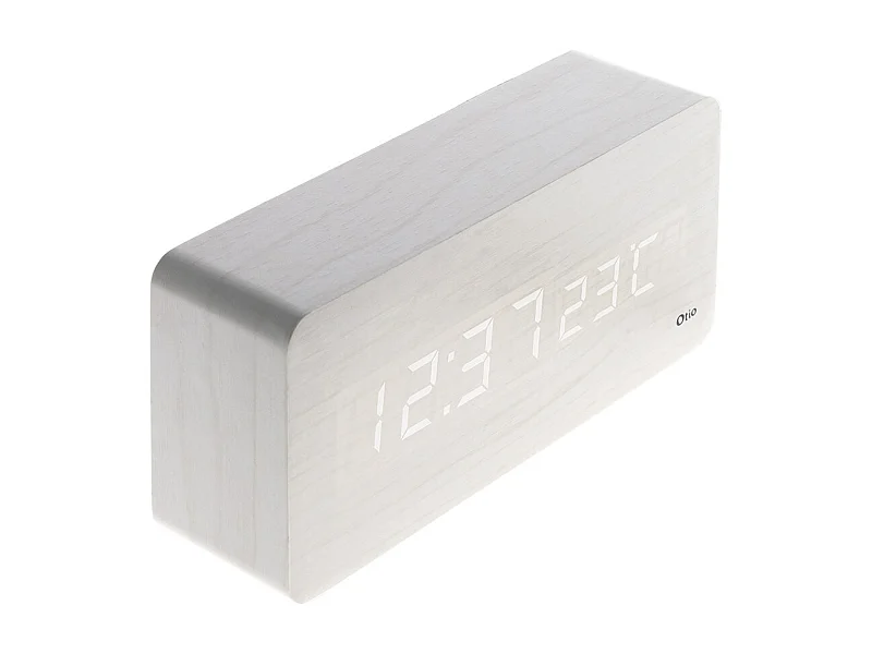 Thermomètre cube affichage invisible - rectangulaire - Blanc - Otio