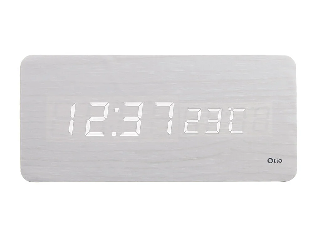 Thermomètre cube affichage invisible - rectangulaire - Blanc - Otio