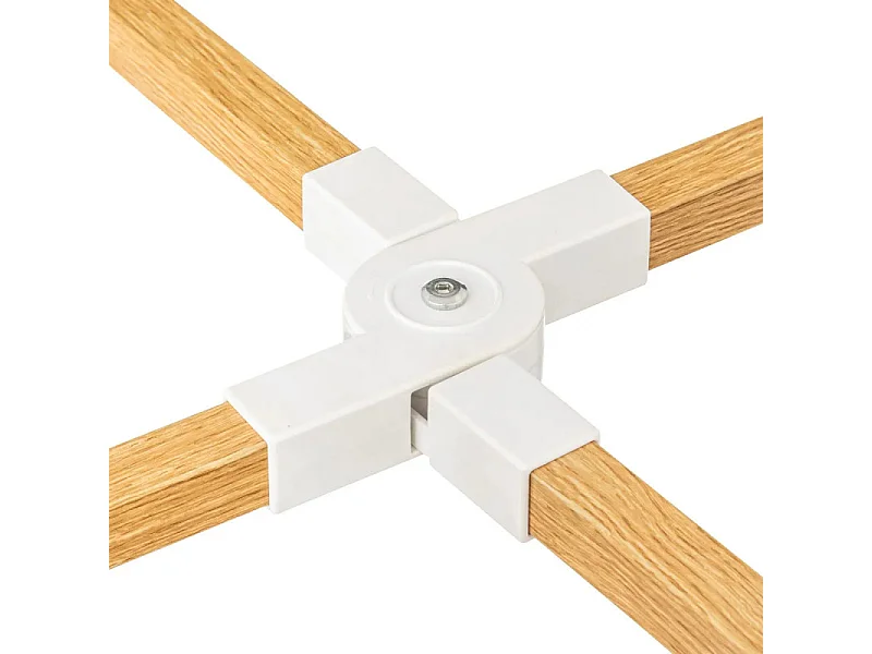 Étendoir à Linge à Roulettes "Tour" 40m Naturel