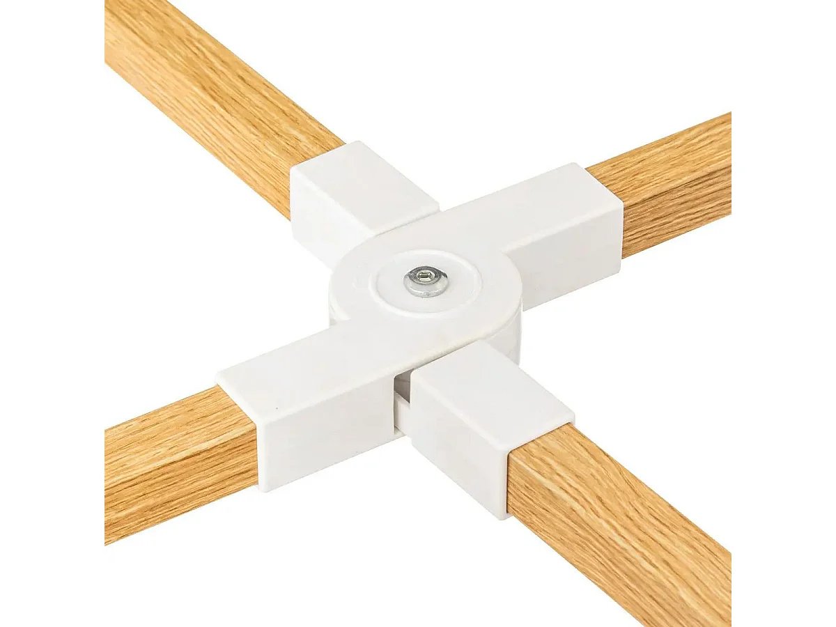 Étendoir à Linge à Roulettes "Tour" 40m Naturel