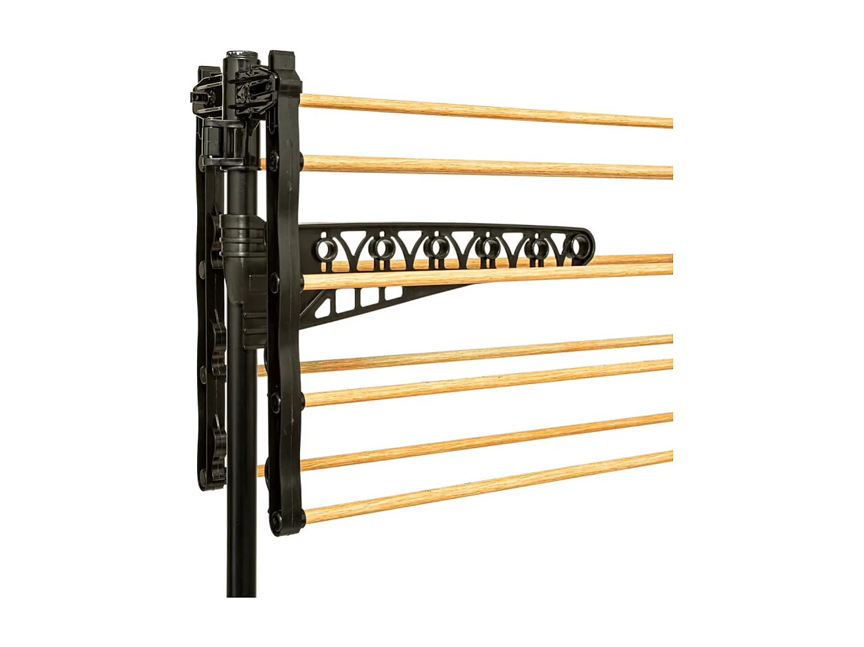 Étendoir à Linge "Bara" 25m Noir