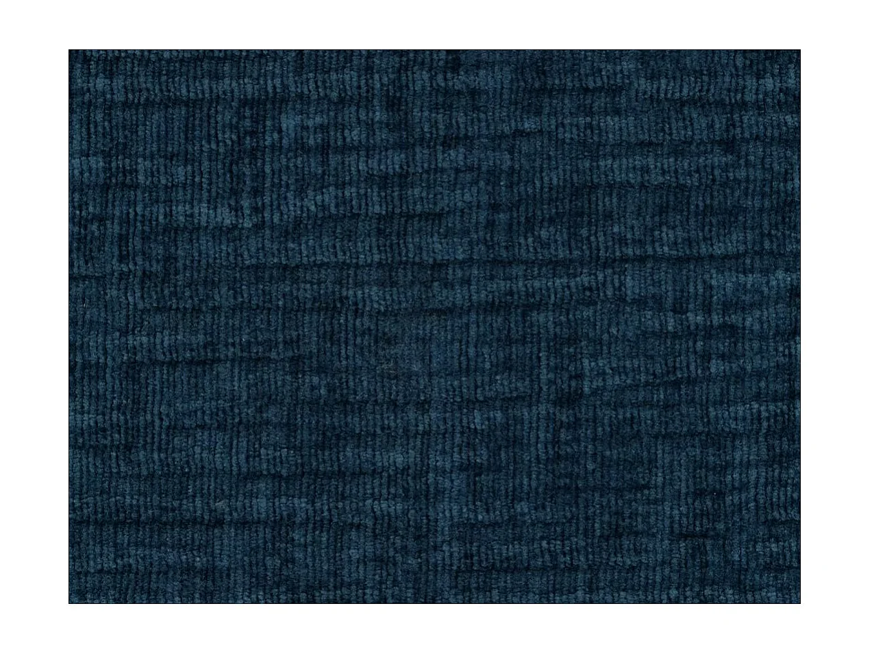 Canapé de relaxation électrique Ross 2 places en tissu texturé 3D - Bleu foncé - L160 x P100 x H102cm - Loungitude