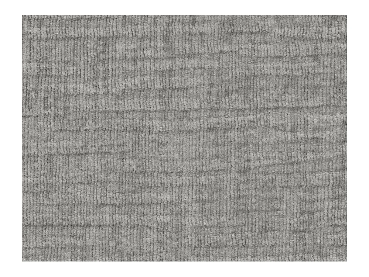Canapé relax 3 places en tissu 3D gris clair ROSS 200x100x102 cm