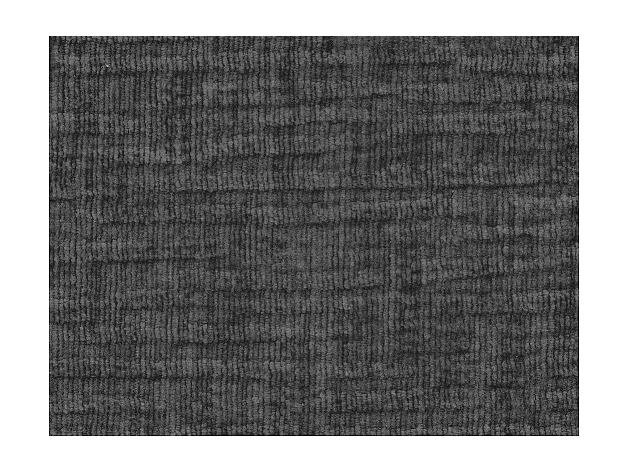 Fauteuil de relaxation manuel Ross en tissu texturé 3D - Gris anthracite - L101 x P100 x H102cm - Loungitude