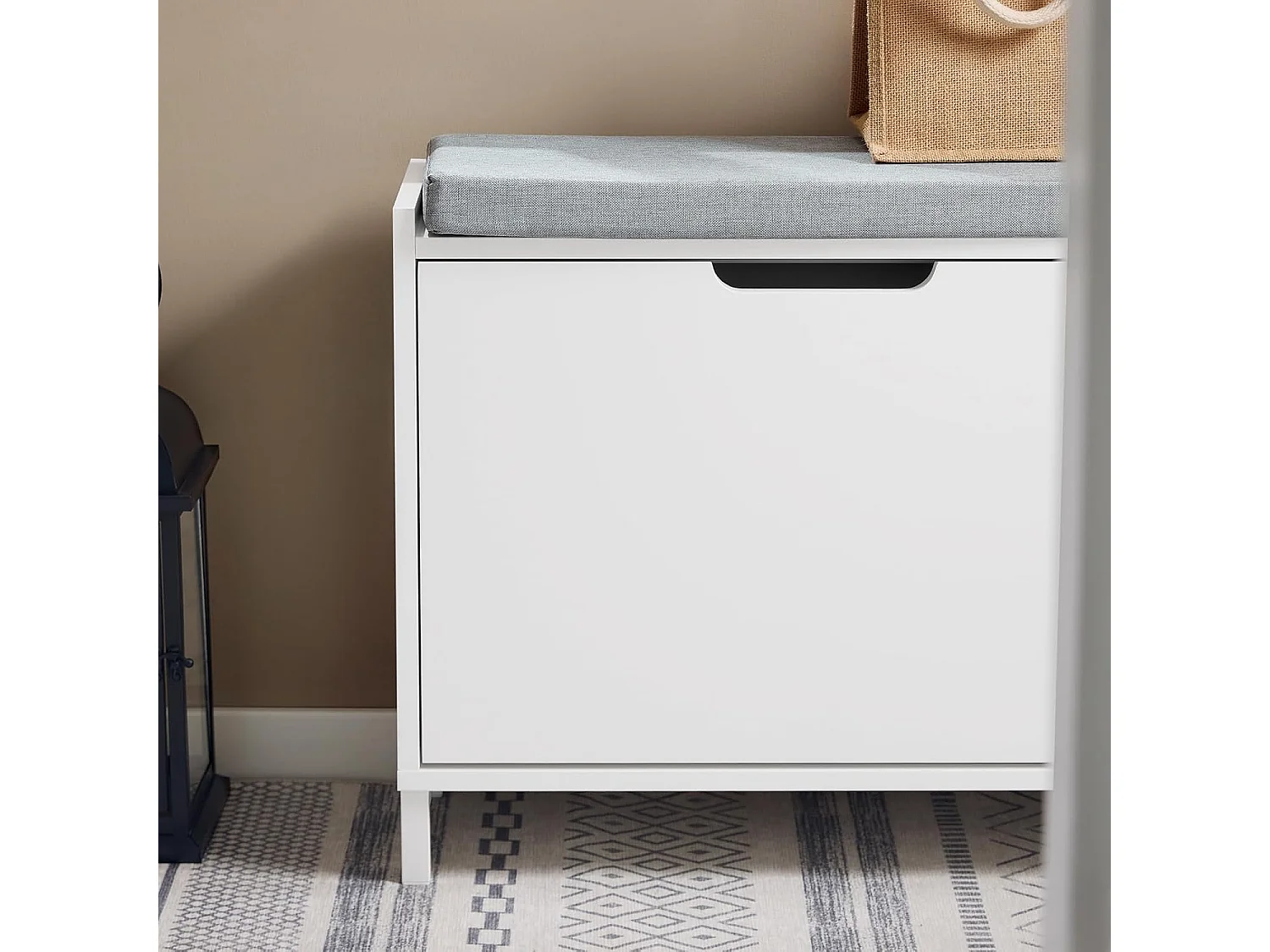 SoBuy hangende badkamerkolom hangende kast wandgemonteerde badkamerkast spiegelkast opbergmeubel, 2 deuren, verstelbare planken, houtkleur, 35x30x120 cm, BZR175-N