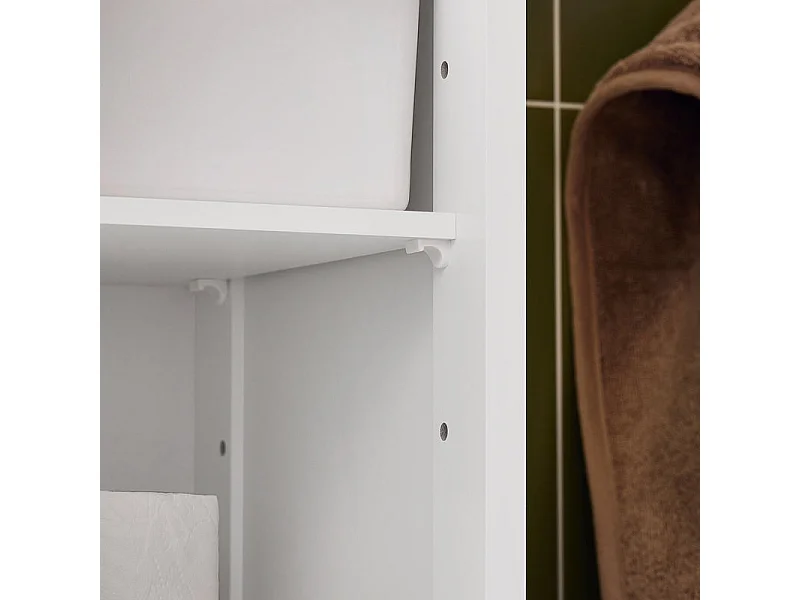 Mueble Columna de Baño Armario para Baño Alto FRG236-WN SoBuy ES