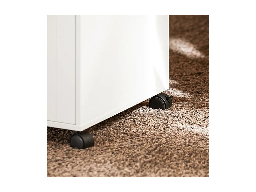 Mesa Auxiliar Mesa de Centro con 1 Puerta ASK03-W SoBuy ES