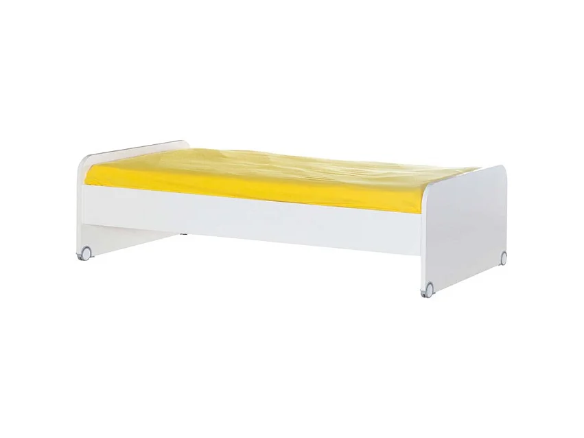 Cama midi blanca 90X200/90/190cm