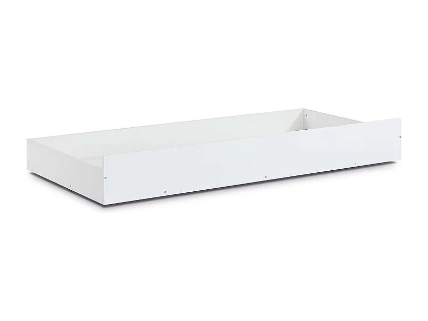 Lit midi et tiroir blanc 90X200/90/190cm