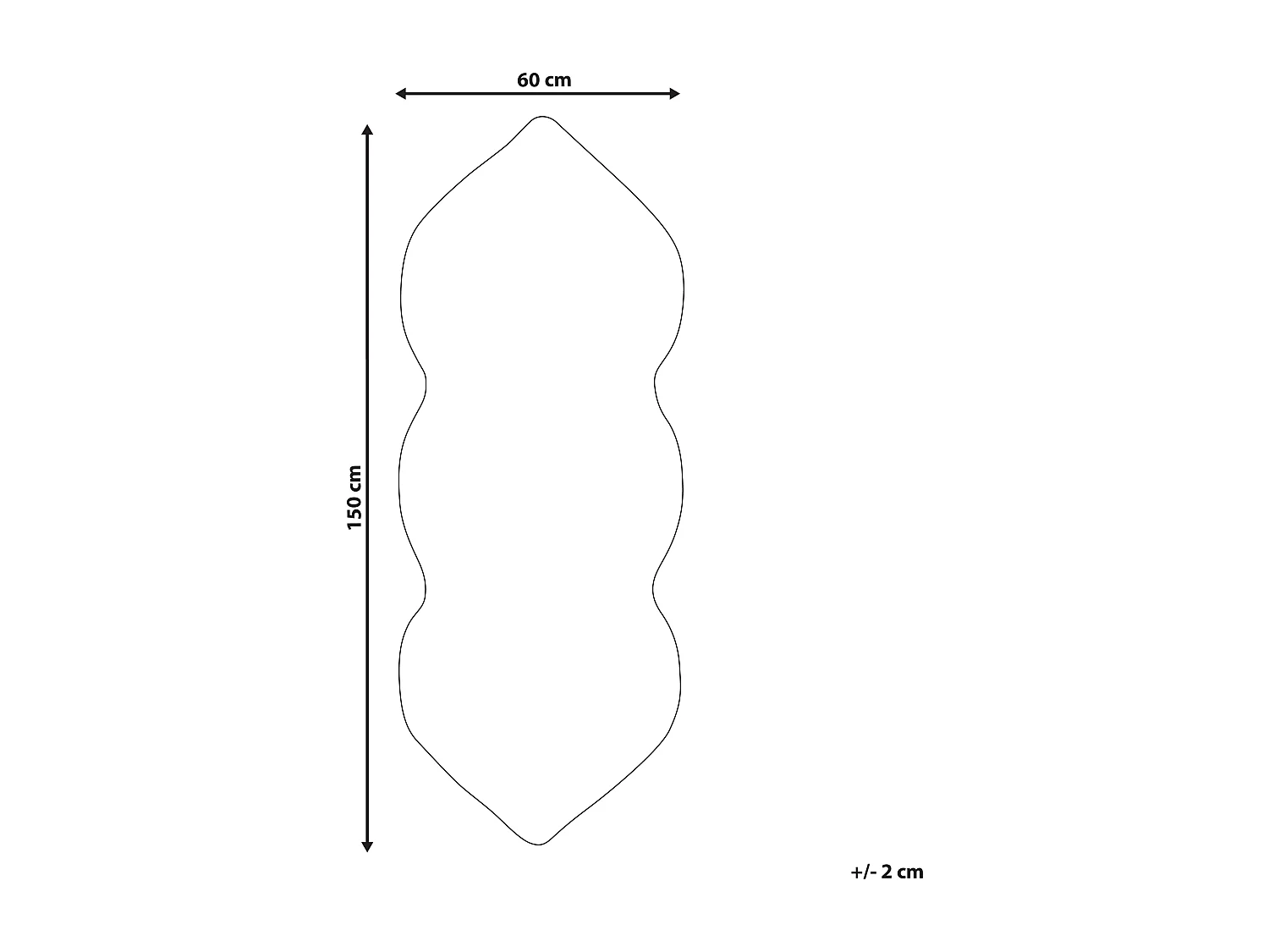 Alfombrilla de baño CANBAR 150 x 60 cm Algodón Rosa pastel