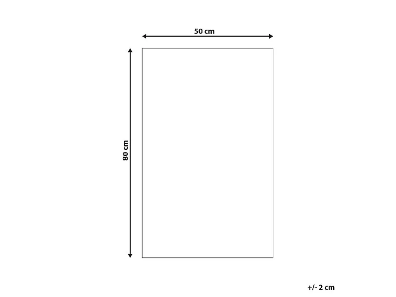 Tapis de bain ESME 50 x 80 cm Coton Beige