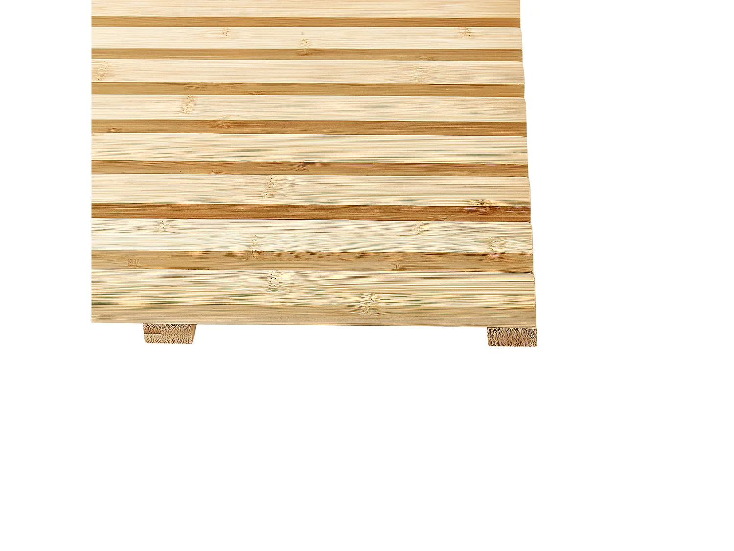 Mata łazienkowa bambusowa 53 x 36 cm jasne drewno BARTOW