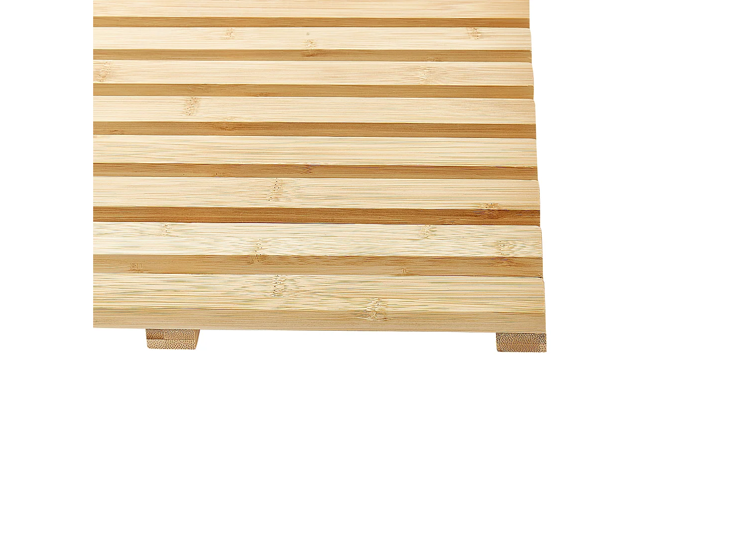 Tapete casa de banho BARTOW 53 x 36 cm Madeira de bambu Castanho claro