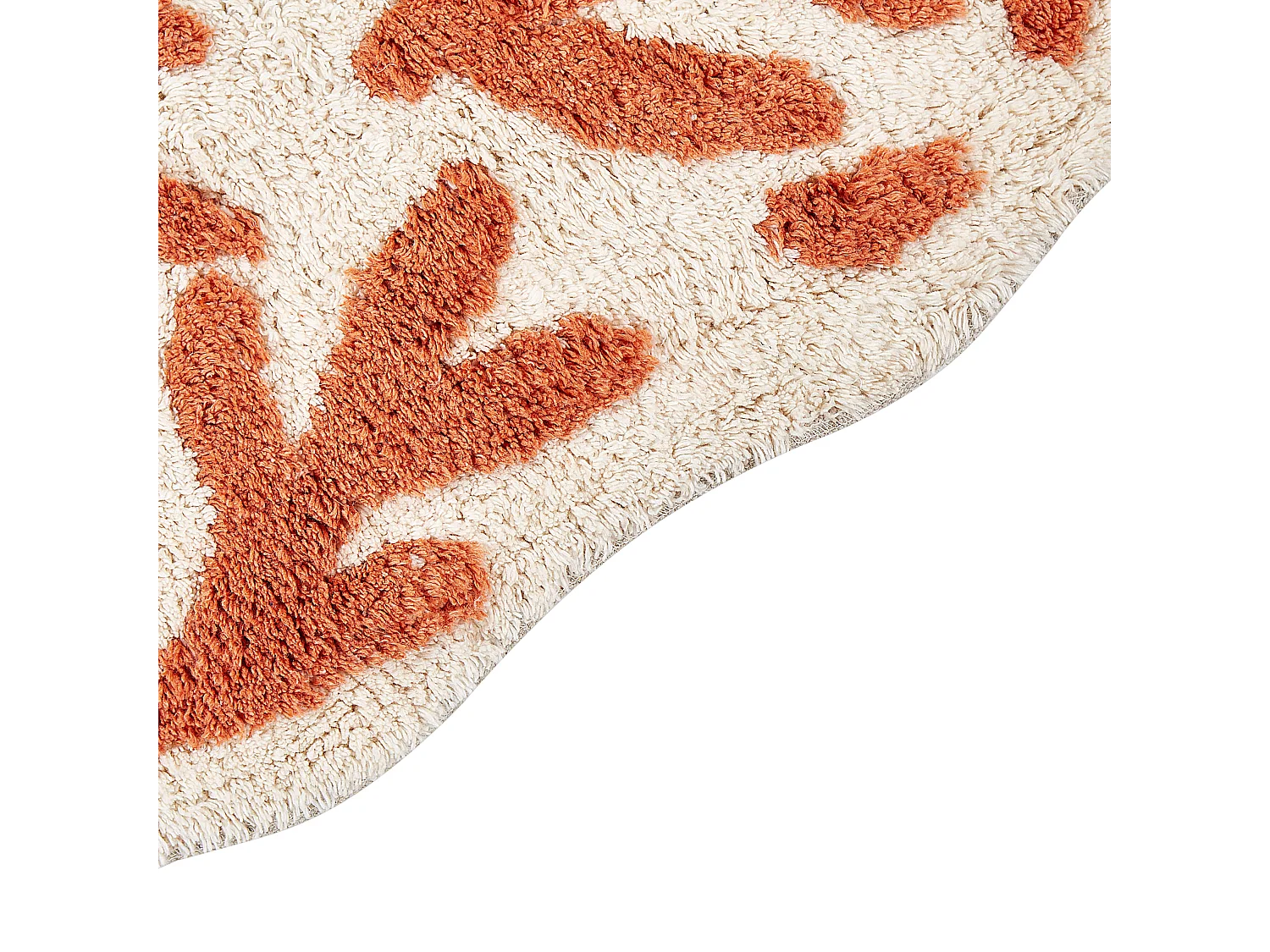 Badmat DERIK 60 x 90 cm Katoen Oranje