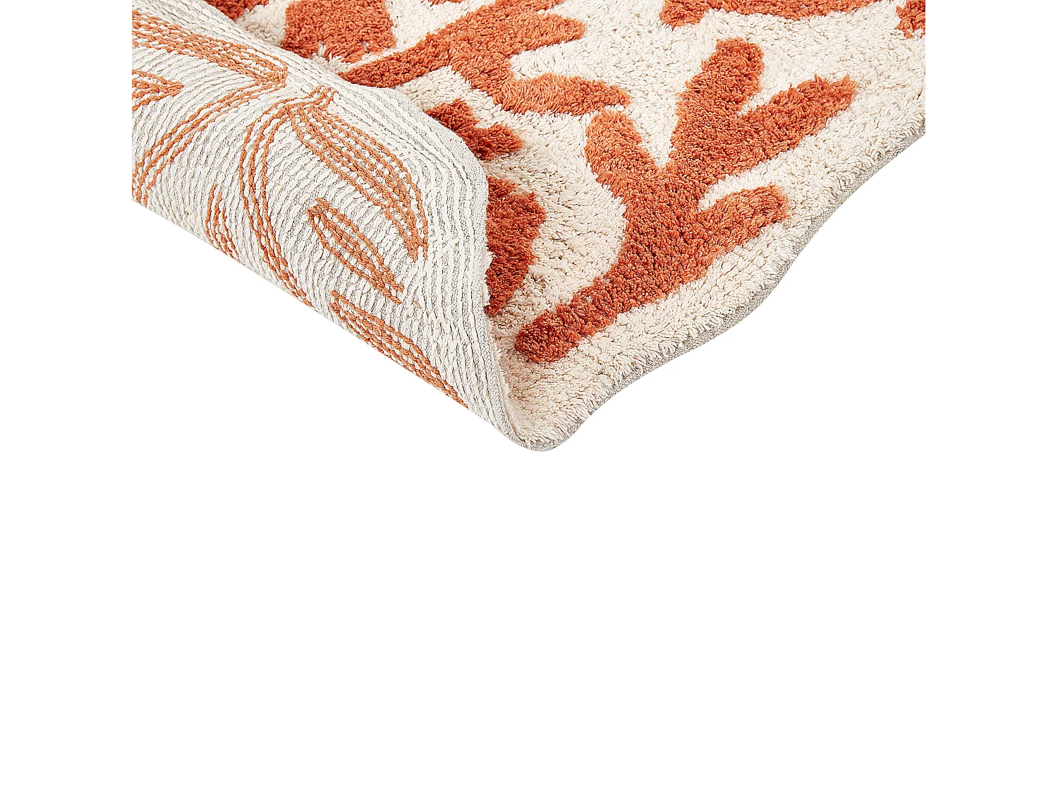 Badmat DERIK 60 x 90 cm Katoen Oranje