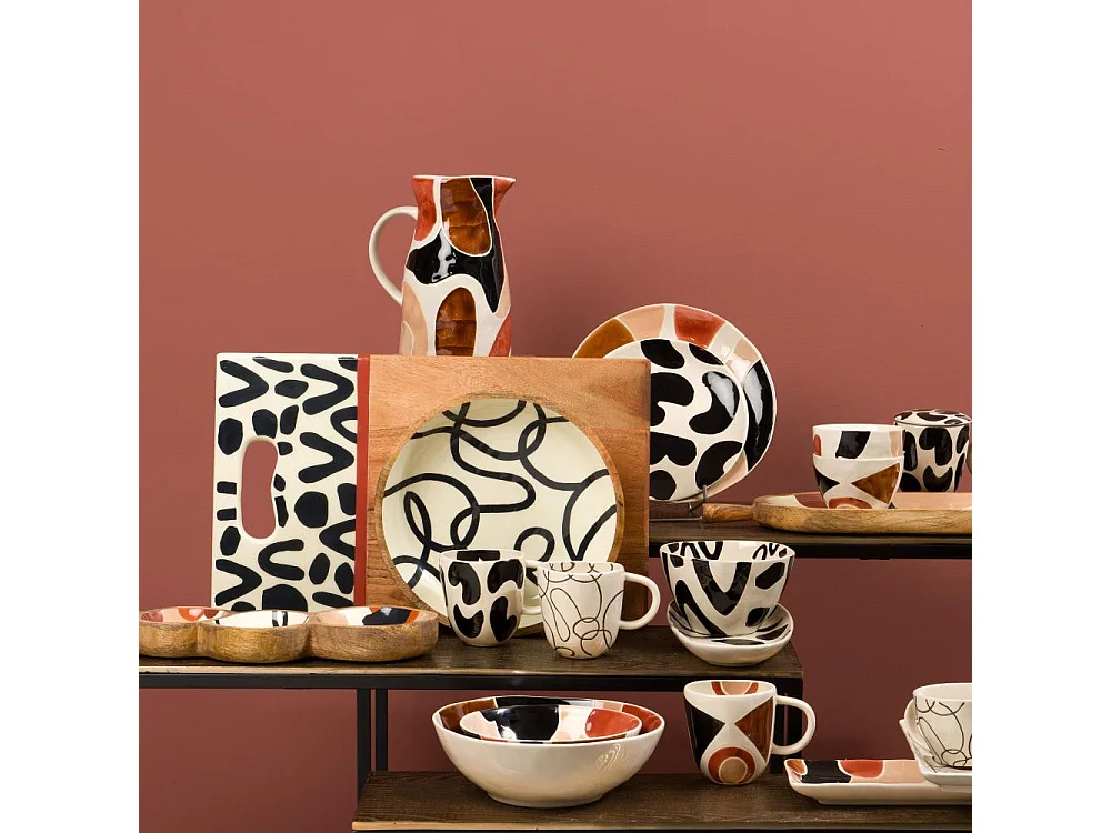 Assiette à dessert Charlie 20,5 cm (lot de 6)