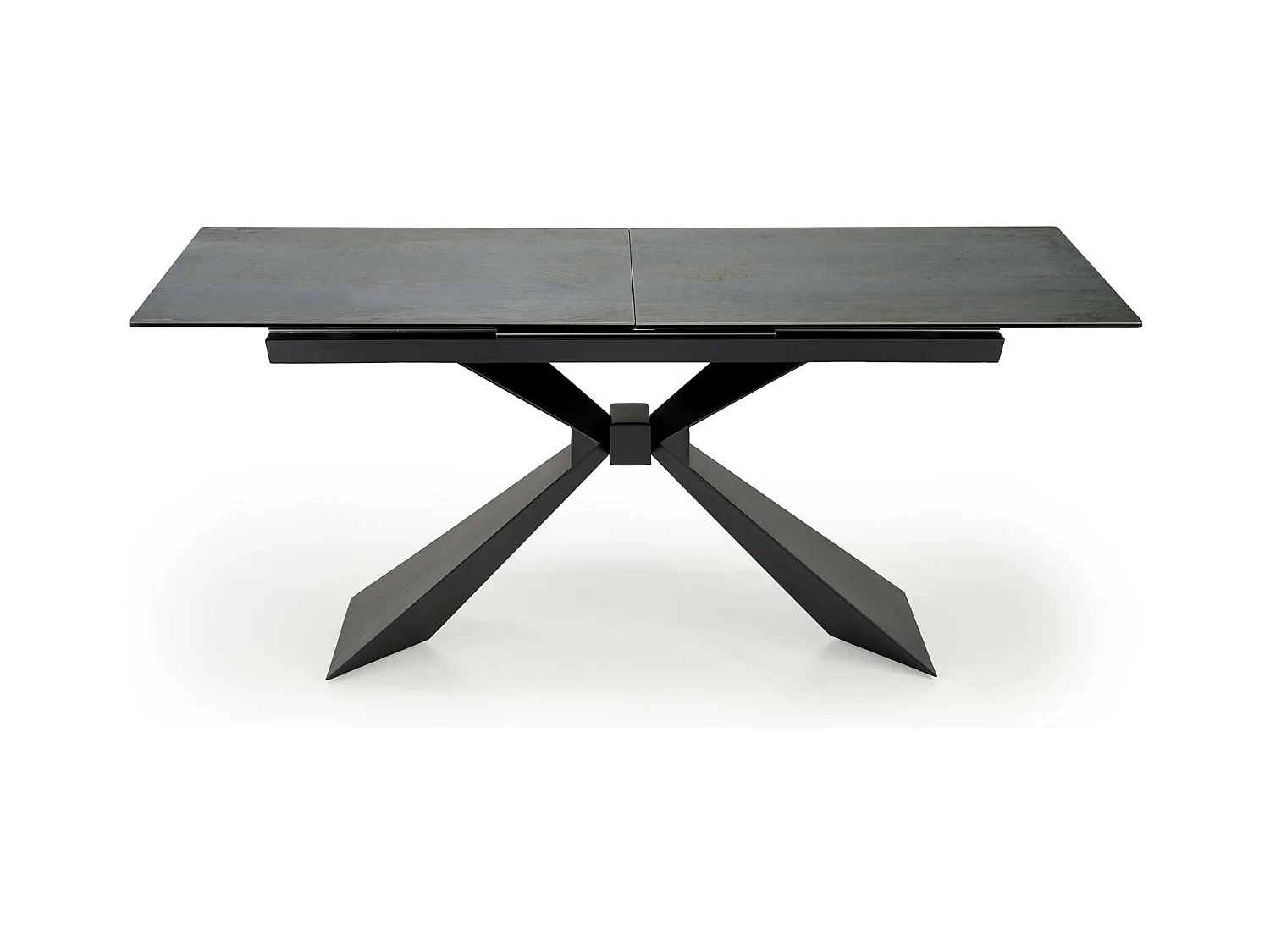 Mesa extensible de diseño con aspecto de mármol azul 180 - 230 cm Micka