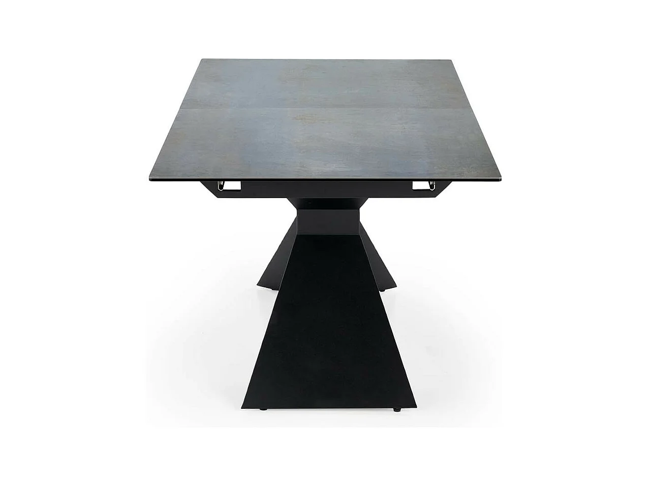 Mesa extensible de diseño con aspecto de mármol azul 180 - 230 cm Micka