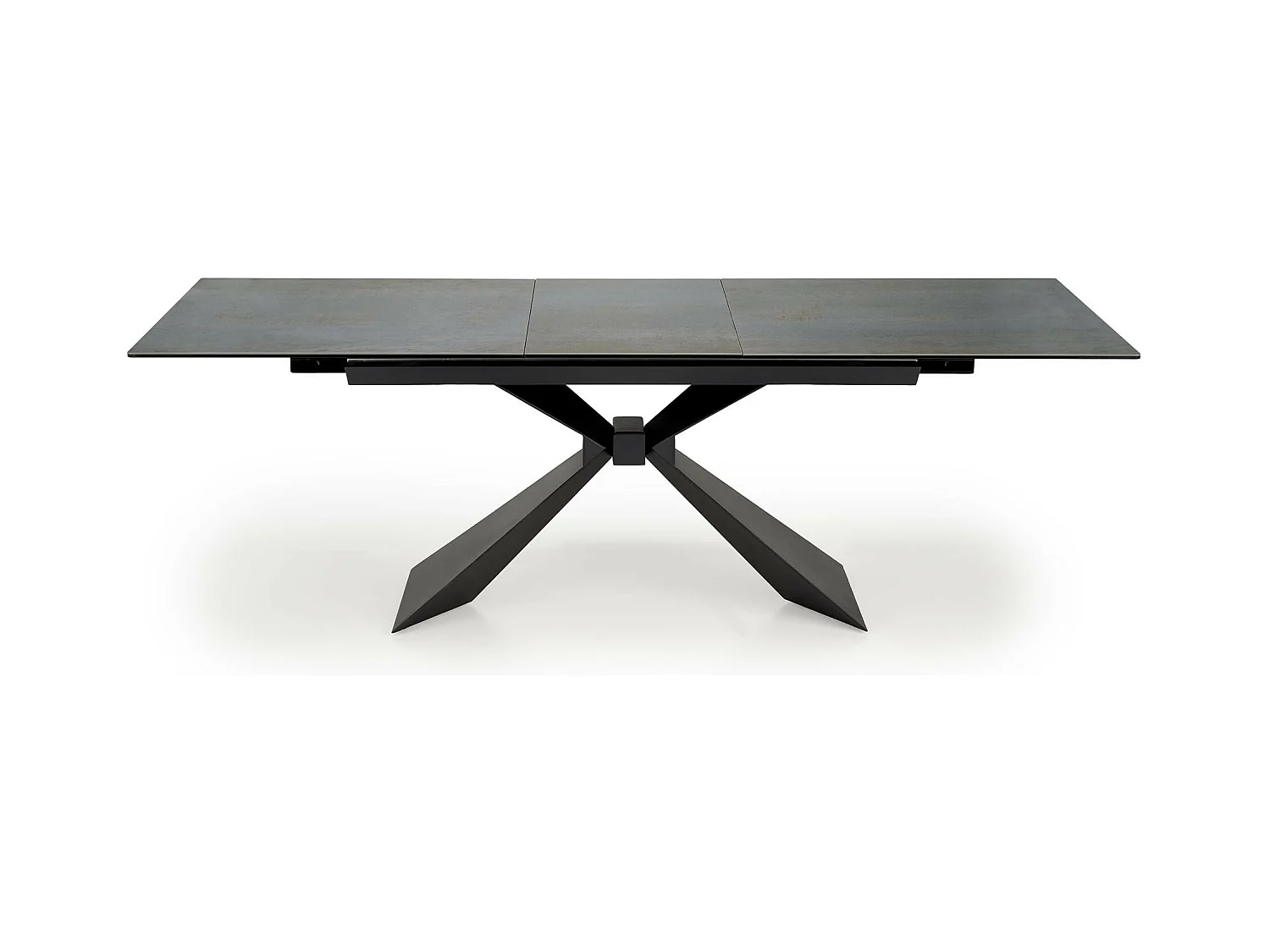 Mesa extensible de diseño con aspecto de mármol azul 180 - 230 cm Micka