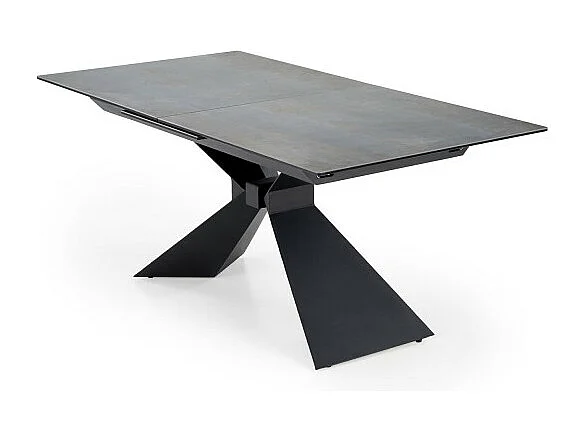 Table design extensible aspect marbre bleu 180 - 230 cm Micka