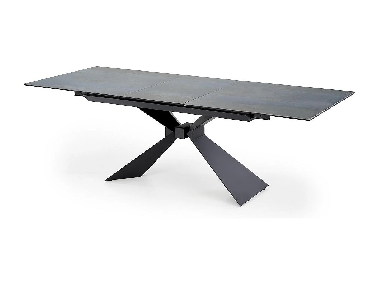 Mesa extensible de diseño con aspecto de mármol azul 180 - 230 cm Micka
