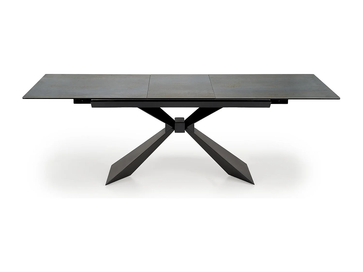 Mesa extensible de diseño con aspecto de mármol azul 180 - 230 cm Micka