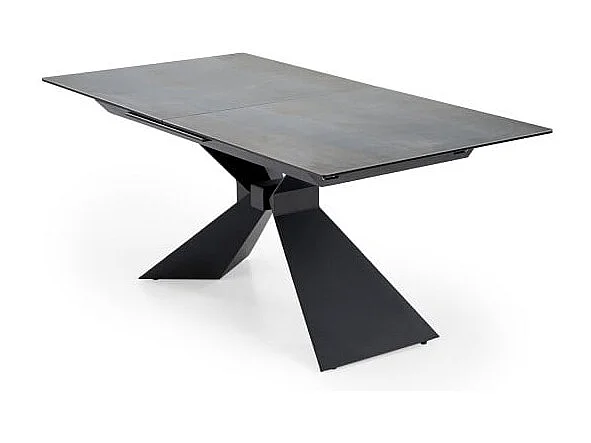 Mesa extensible de diseño con aspecto de mármol azul 180 - 230 cm Micka