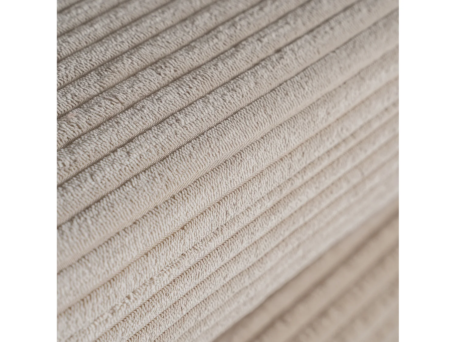 Canapé modulable en polyester crème 87x105x82 cm