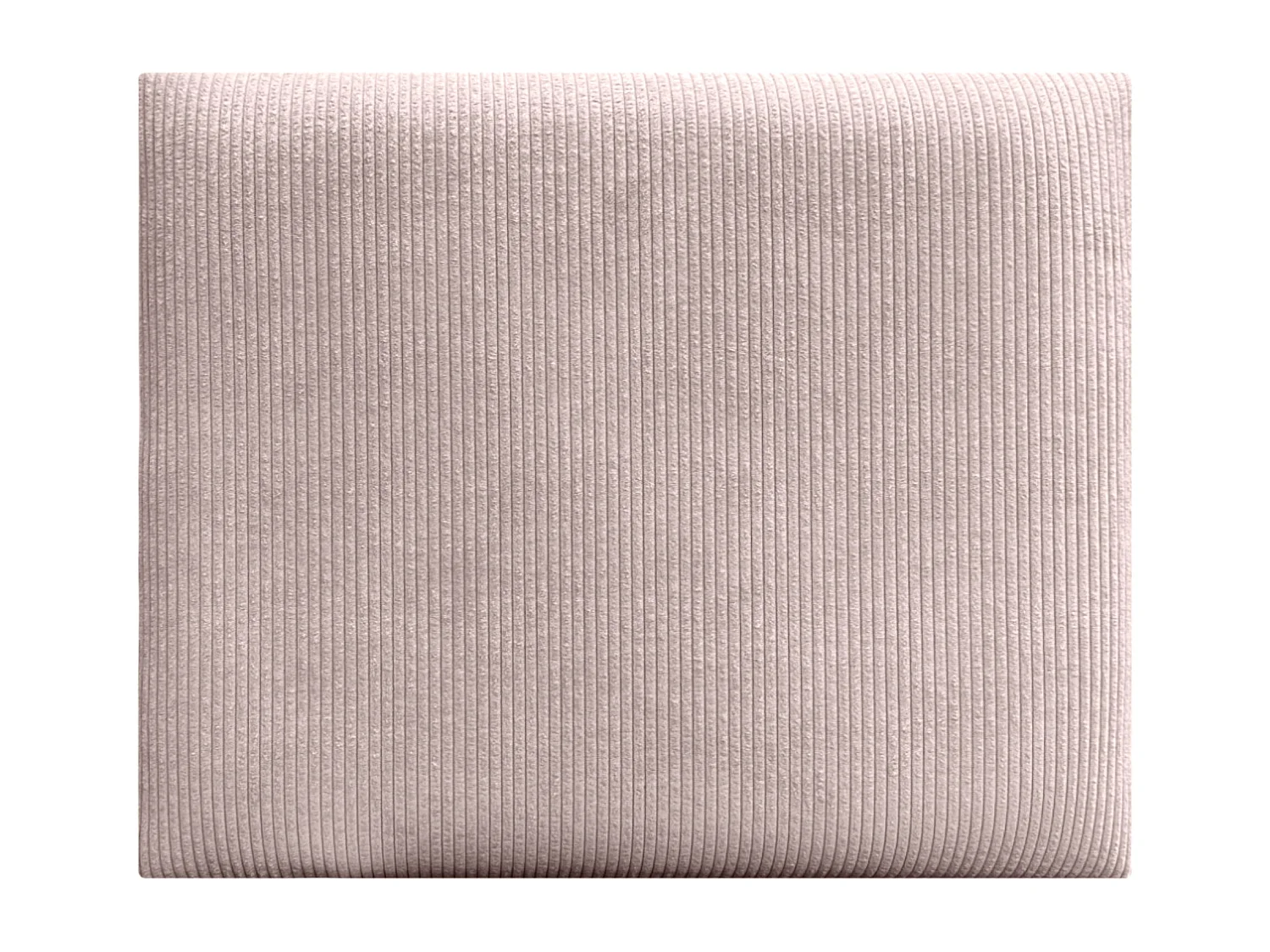 DHOME Tête de lit rembourrée en velours côtelé de qualité supérieure composée de panneaux autocollants interchangeables (rose, 150 cm)