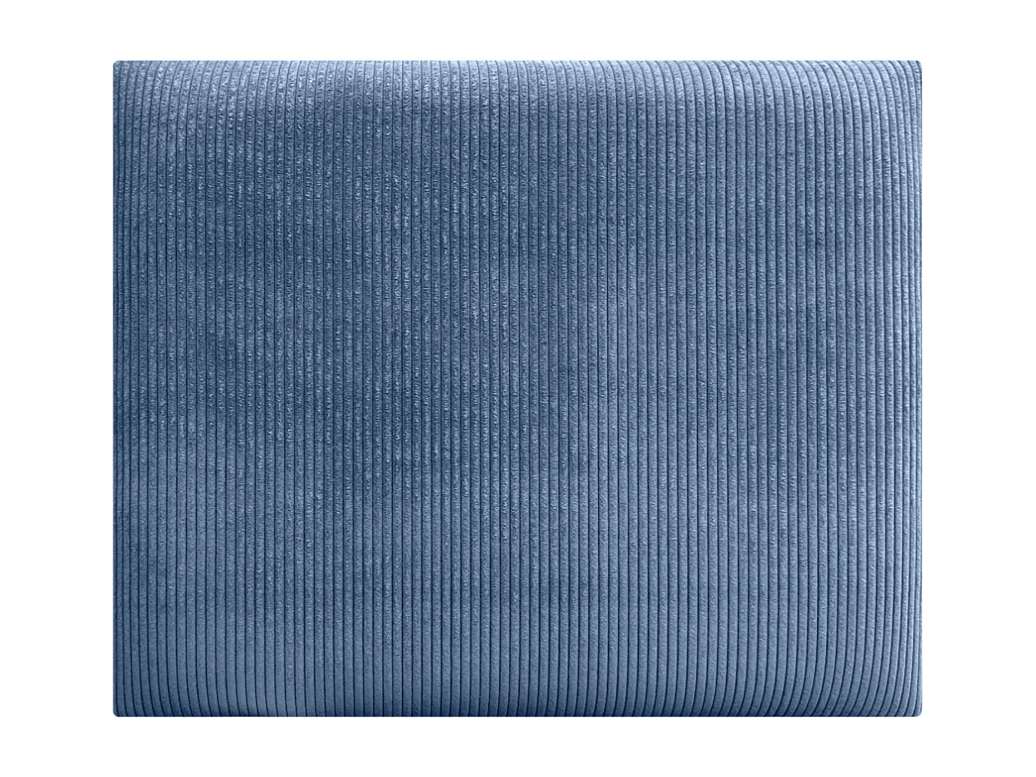 DHOME Premium Corduroy gestoffeerd hoofdeinde samengesteld uit verwisselbare zelfklevende panelen Luxe slaapkamer opgevuld (blauw,80cm)