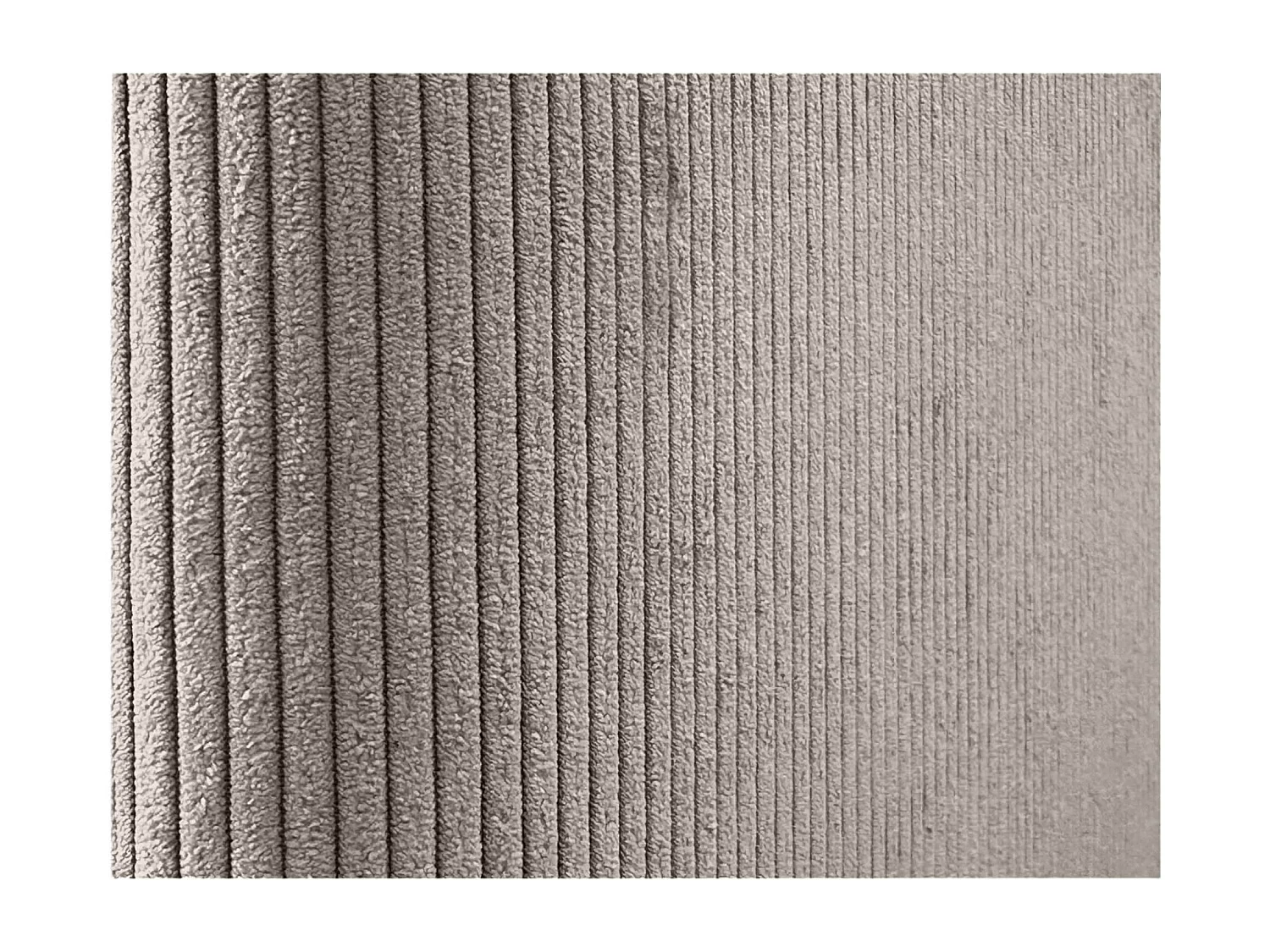 DHOME Tête de lit rembourrée en velours côtelé de qualité supérieure composée de panneaux autocollants interchangeables (marron, 105 cm)