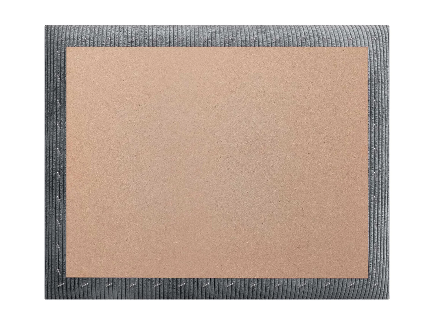 DHOME Testiera imbottita in velluto a coste premium composta da pannelli autoadesivi intercambiabili Camera  imbottita (Grigio scuro, 220 cm)