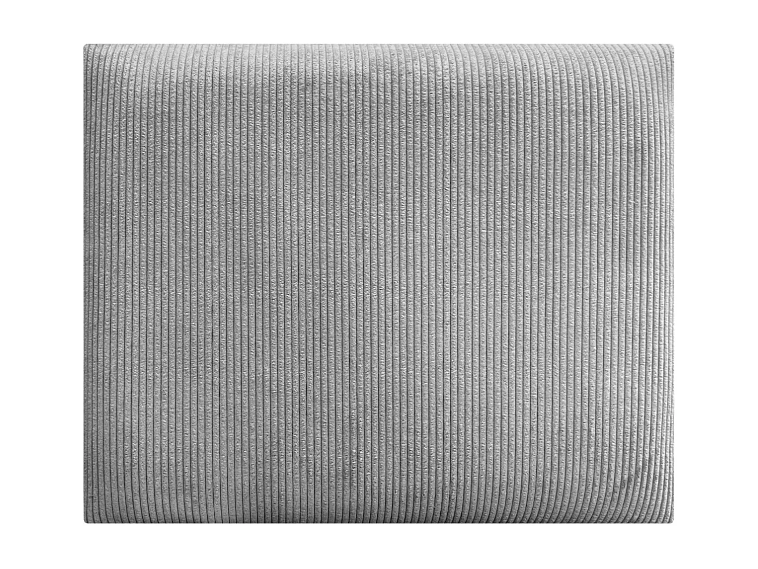 DHOME Cabecero Tapizado de Pana Premium Compuesto de Paneles Autoadhesivos Intercambiables Lujo Dormitorio Acolchado (Gris,95cm)