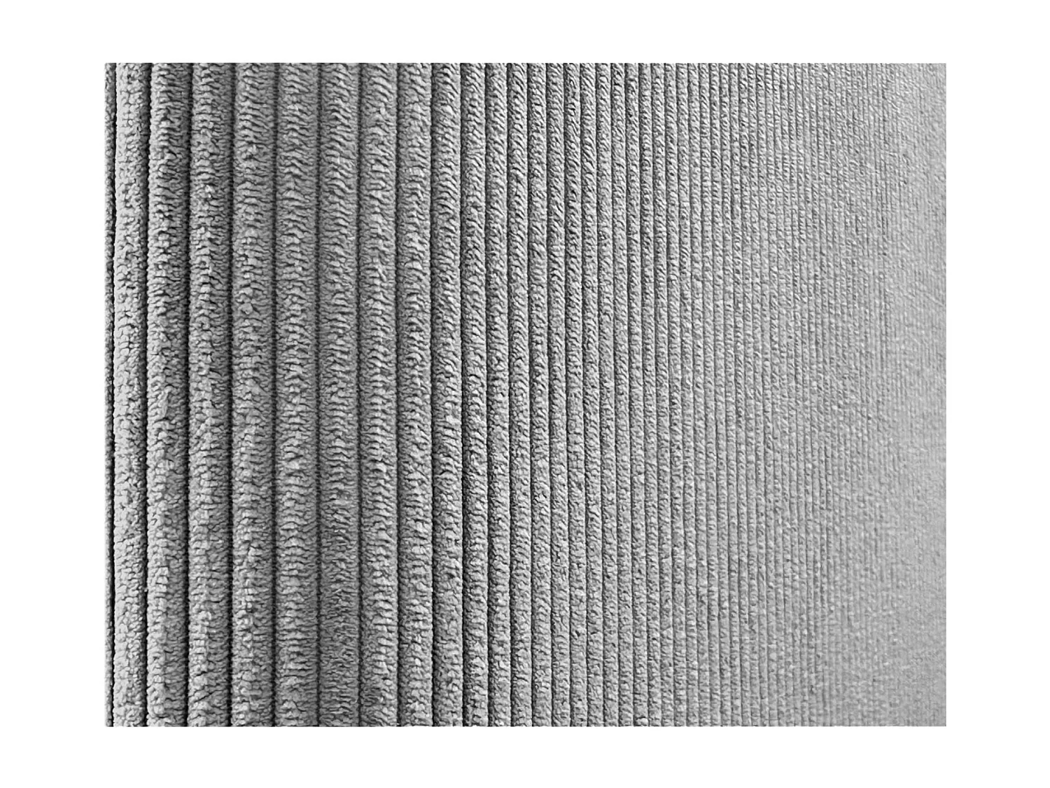 DHOME Cabecero Tapizado de Pana Premium Compuesto de Paneles Autoadhesivos Intercambiables Lujo Dormitorio Acolchado (Gris,95cm)