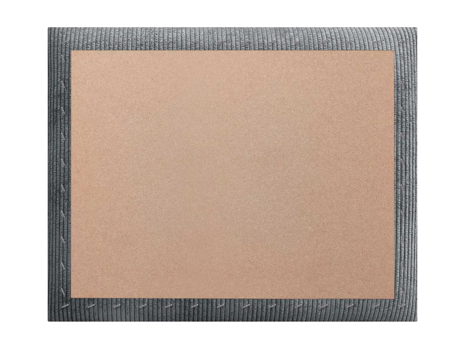 DHOME Testiera imbottita in velluto a coste premium composta da pannelli autoadesivi intercambiabili Camera  imbottita (Grigio scuro, 95 cm)