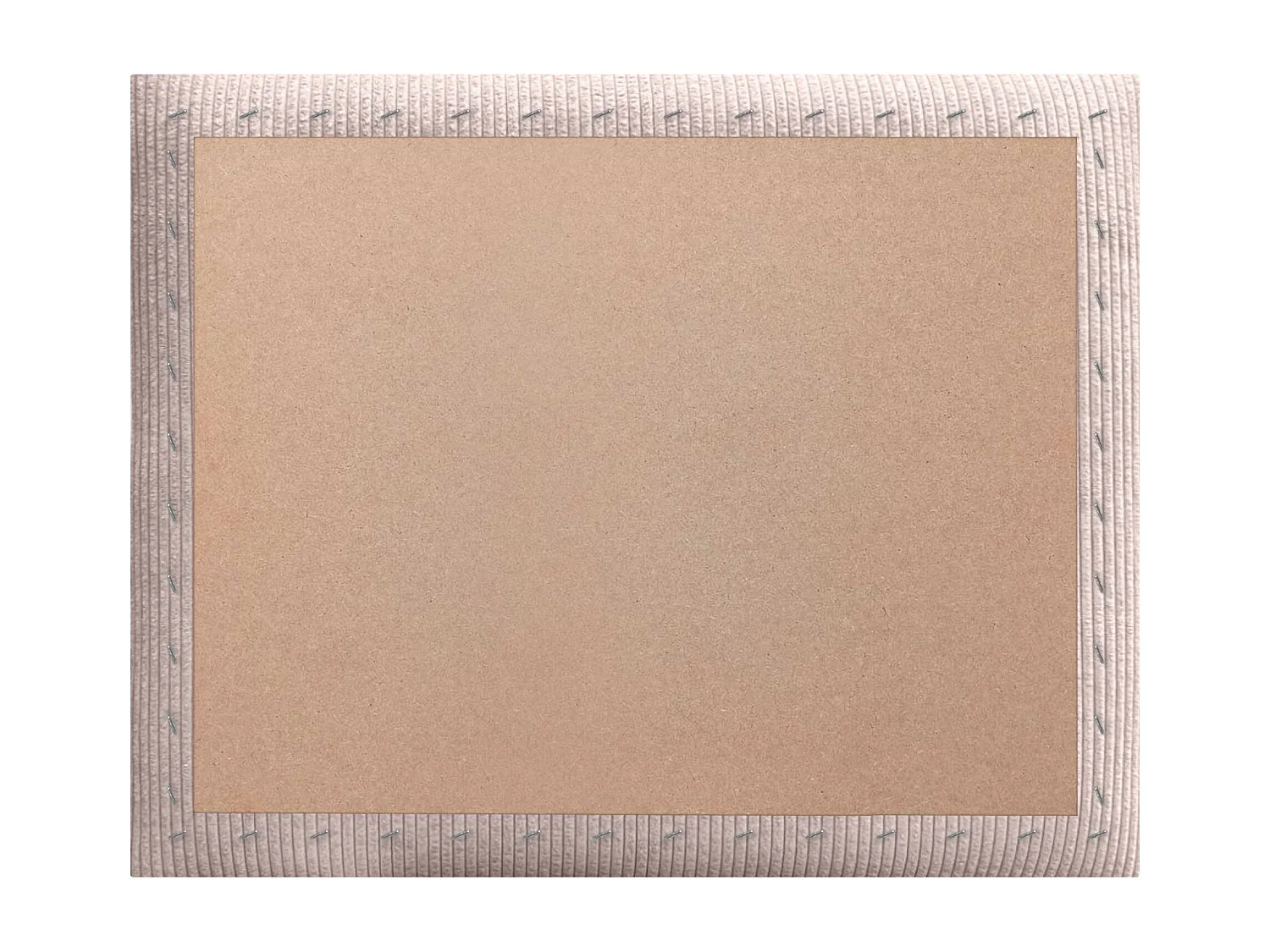 DHOME Premium Corduroy gestoffeerd hoofdeinde samengesteld uit verwisselbare zelfklevende panelen Luxe slaapkamer opgevuld (roze, 145cm)