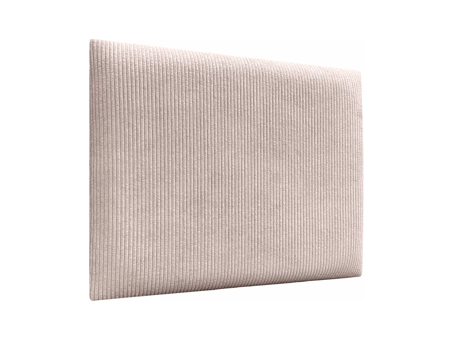 DHOME Tête de lit rembourrée en velours côtelé de qualité supérieure composée de panneaux autocollants interchangeables (rose, 145 cm)