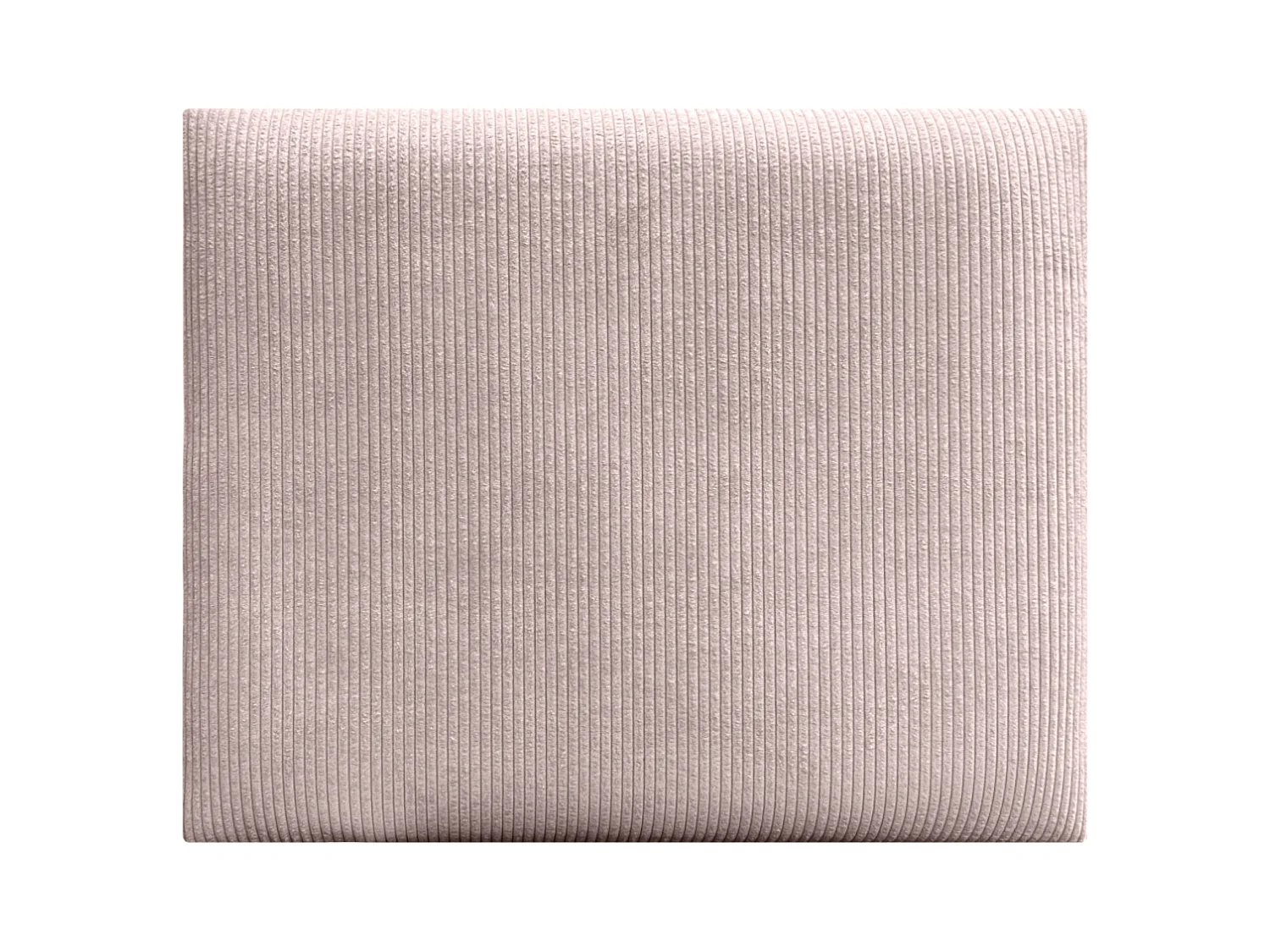 DHOME Tête de lit rembourrée en velours côtelé de qualité supérieure composée de panneaux autocollants interchangeables (rose, 145 cm)