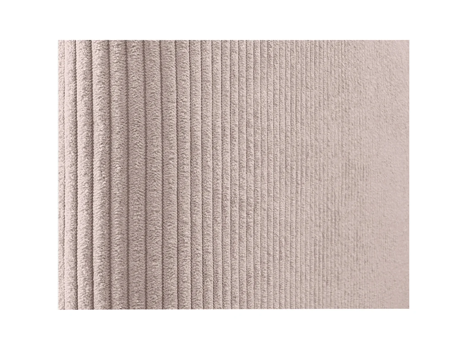 DHOME Tête de lit rembourrée en velours côtelé de qualité supérieure composée de panneaux autocollants interchangeables (rose, 145 cm)