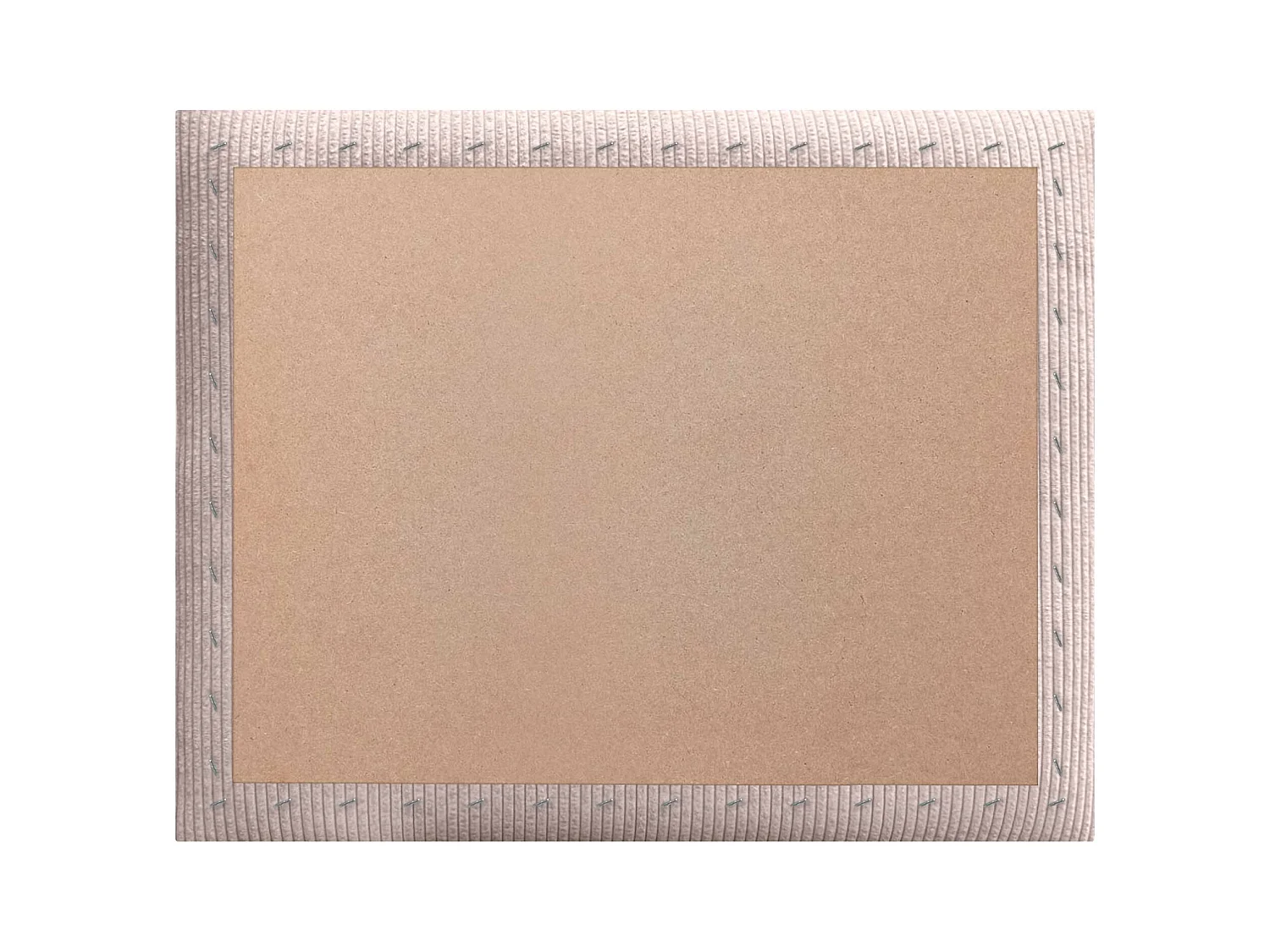 DHOME Tête de lit rembourrée en velours côtelé de qualité supérieure composée de panneaux autocollants interchangeables (rose, 145 cm)