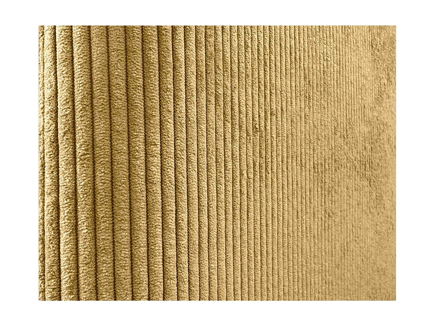 DHOME Testiera imbottita in velluto a coste premium composta da pannelli autoadesivi intercambiabili Camera  imbottita (Senape, 120 cm)