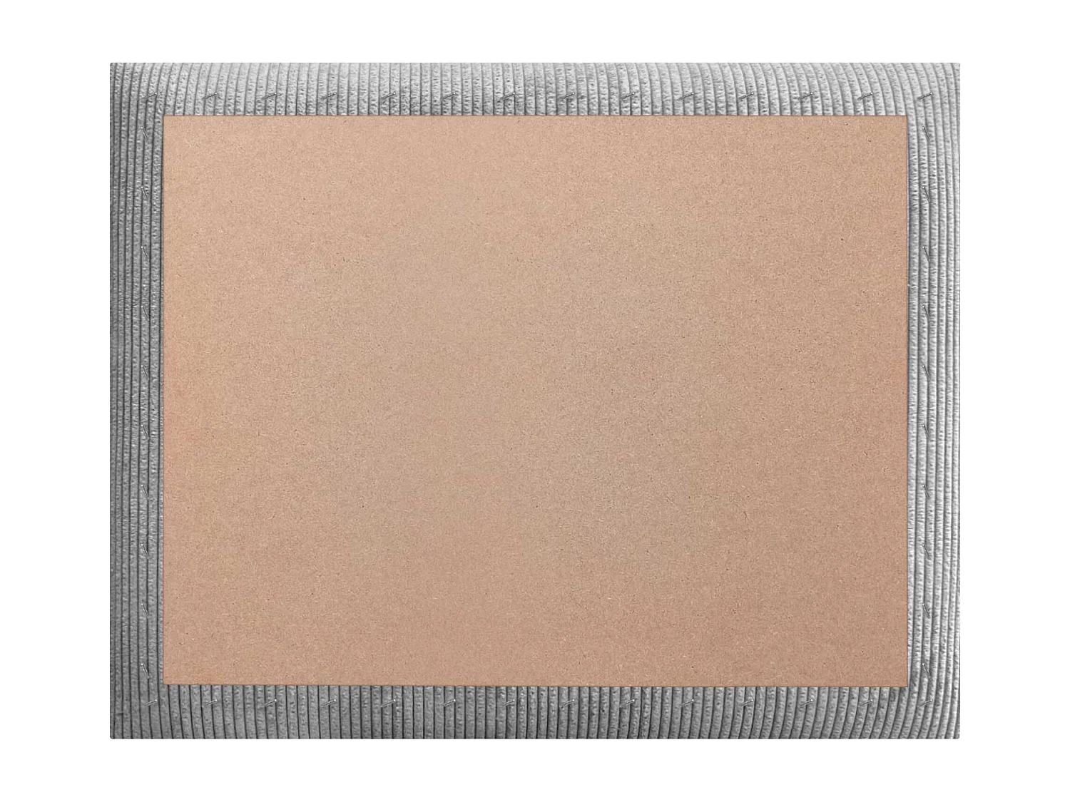 DHOME Tête de lit rembourrée en velours côtelé de qualité supérieure composée de panneaux autocollants interchangeables (gris, 120 cm)