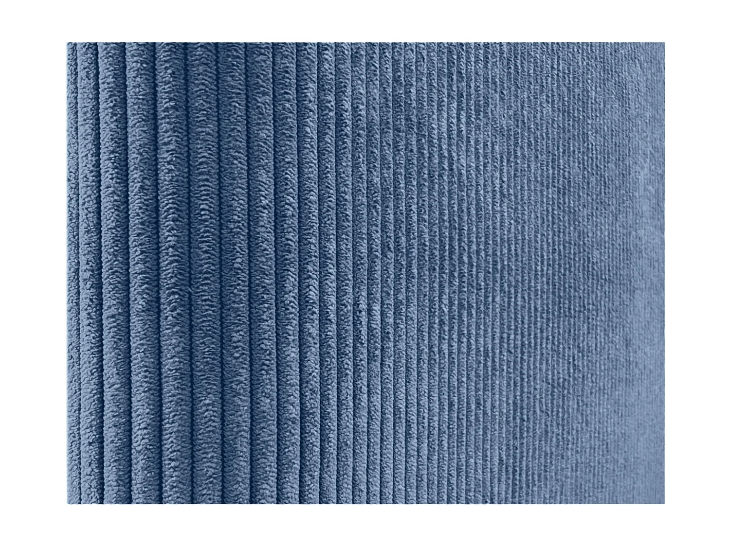 DHOME Premium Corduroy gestoffeerd hoofdeinde samengesteld uit verwisselbare zelfklevende panelen Luxe slaapkamer opgevuld (blauw,135cm)