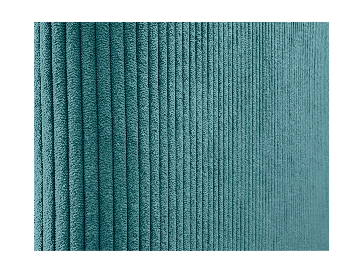 DHOME Tête de lit rembourrée en velours côtelé de qualité supérieure composée de panneaux autocollants interchangeables (turquoise, 180 cm)