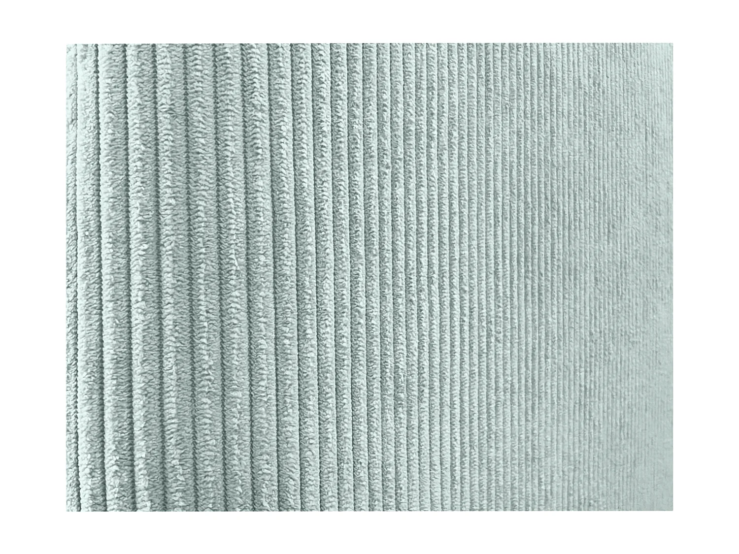 DHOME Tête de lit rembourrée en velours côtelé de qualité supérieure composée de panneaux autocollants interchangeables (vert aqua, 145 cm)