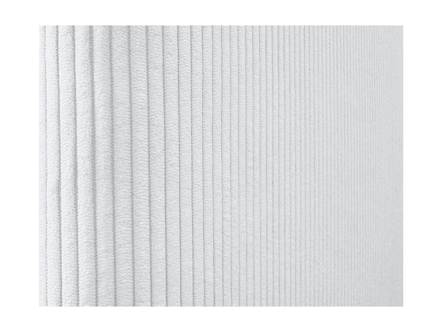 DHOME Premium Corduroy gestoffeerd hoofdeinde samengesteld uit verwisselbare zelfklevende panelen Luxe slaapkamer opgevuld (wit, 145cm)