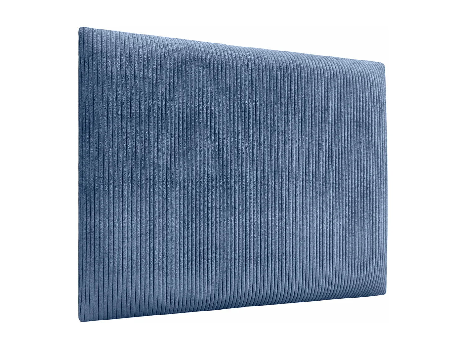 DHOME Testiera imbottita in velluto a coste premium composta da pannelli autoadesivi intercambiabili Camera  imbottita (Blu,145 cm)